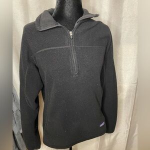 Patagonia Women's Full Zip Fleece Jacket L - Black​​​​​​​​​​​​​​​​​​​​​​​​​​